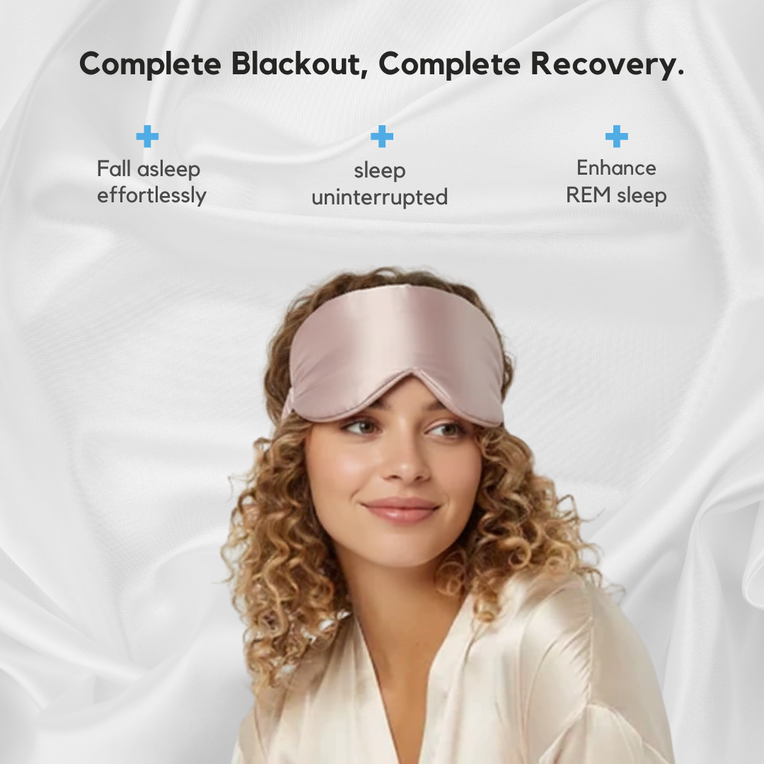 Deep Sleep Mask with premium silk