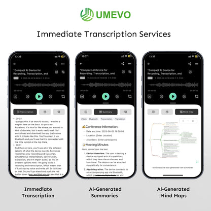 UMEVO Note Plus AI Voice Recorder