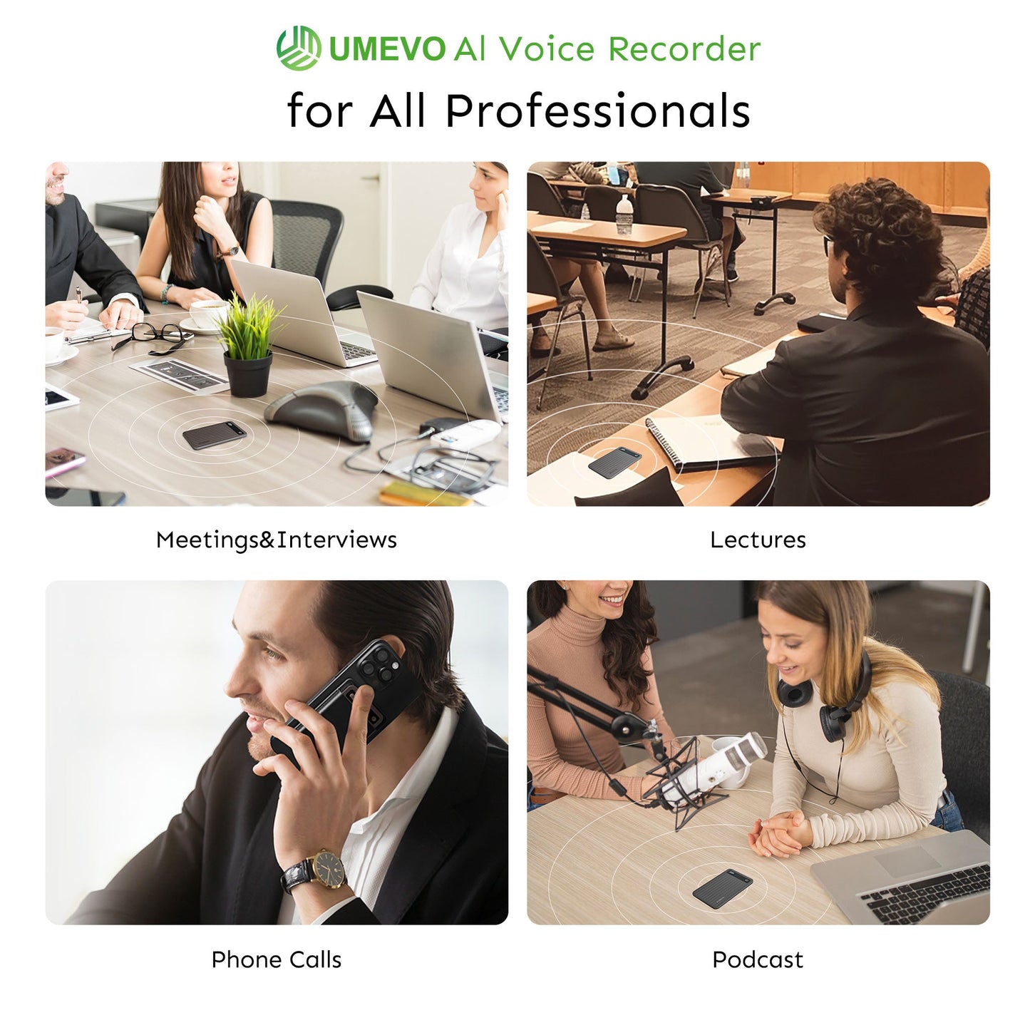 UMEVO Note Plus AI Voice Recorder